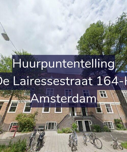 Foto gevel Huurpuntentelling voor De Lairessestraat 164-H, Amsterdam