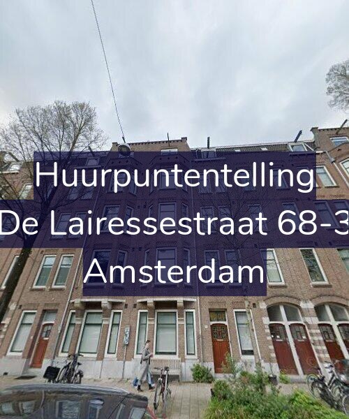 Foto gevel Huurpuntentelling voor De Lairessestraat 68-3, Amsterdam