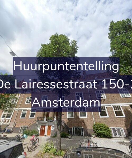 Foto gevel Huurpuntentelling voor De Lairessestraat 150-2, Amsterdam