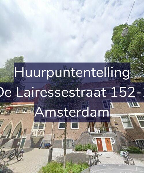 Foto gevel Huurpuntentelling voor De Lairessestraat 152-1, Amsterdam