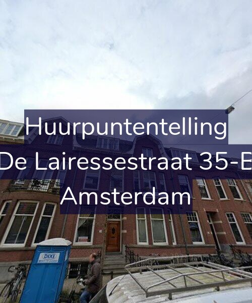 Foto gevel Huurpuntentelling voor De Lairessestraat 35-B, Amsterdam