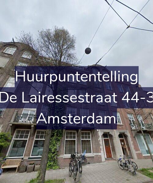 Foto gevel Huurpuntentelling voor De Lairessestraat 44-3, Amsterdam