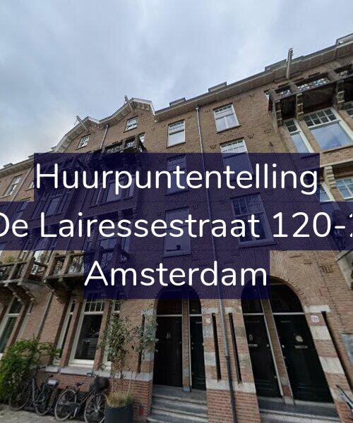 Foto gevel Huurpuntentelling voor De Lairessestraat 120-2, Amsterdam