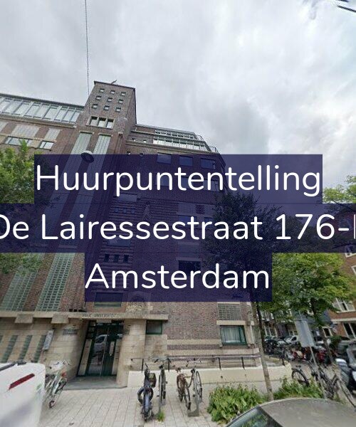 Foto gevel Huurpuntentelling voor De Lairessestraat 176-F, Amsterdam