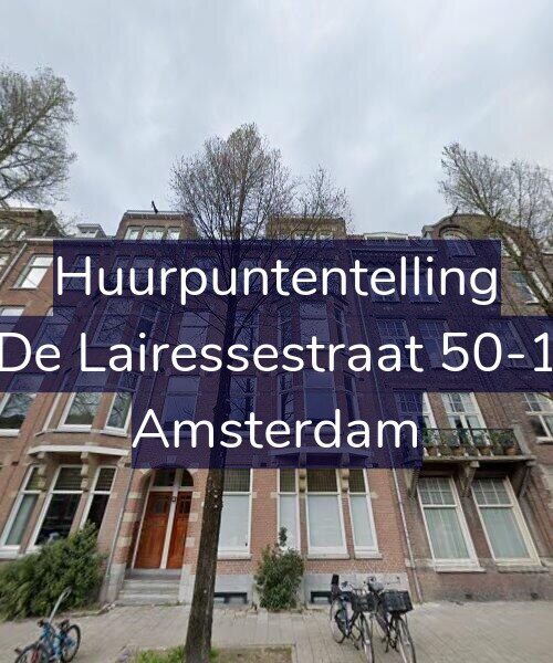 Foto gevel Huurpuntentelling voor De Lairessestraat 50-1, Amsterdam
