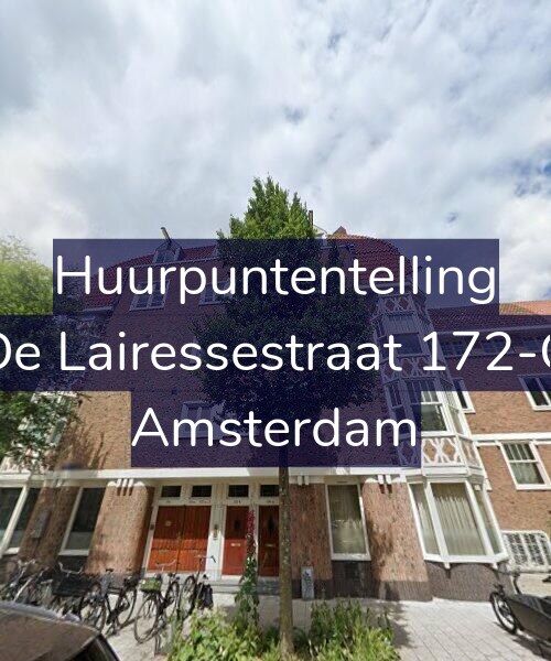 Foto gevel Huurpuntentelling voor De Lairessestraat 172-G, Amsterdam