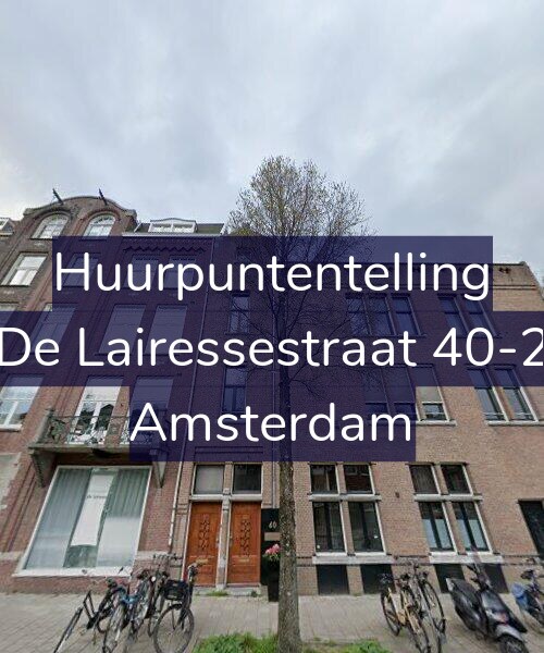 Foto gevel Huurpuntentelling voor De Lairessestraat 40-2, Amsterdam