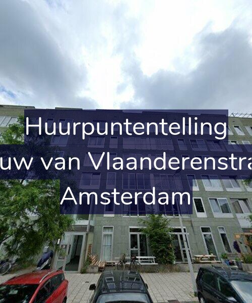 Foto gevel Huurpuntentelling voor De Leeuw van Vlaanderenstraat 6-B, Amsterdam