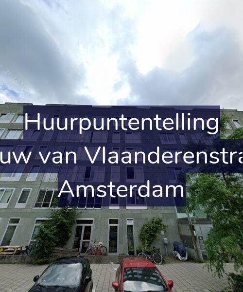 Foto gevel Huurpuntentelling voor De Leeuw van Vlaanderenstraat 8-A, Amsterdam