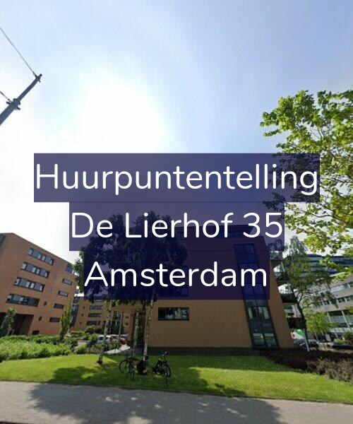 Foto gevel Huurpuntentelling voor De Lierhof 35, Amsterdam