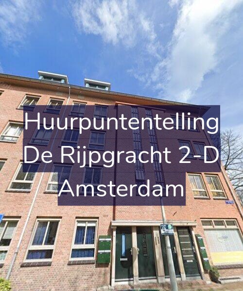 Foto gevel Huurpuntentelling voor De Rijpgracht 2-D, Amsterdam