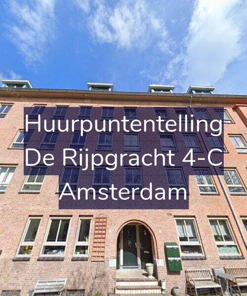 Foto gevel Huurpuntentelling voor De Rijpgracht 4-C, Amsterdam