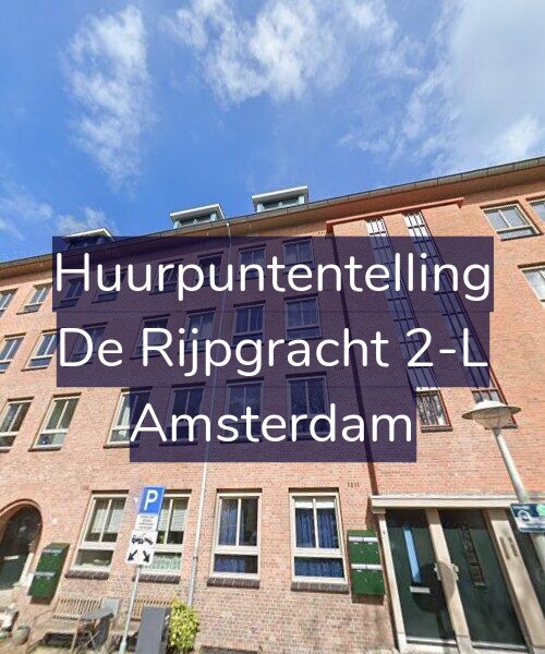 Foto gevel Huurpuntentelling voor De Rijpgracht 2-L, Amsterdam