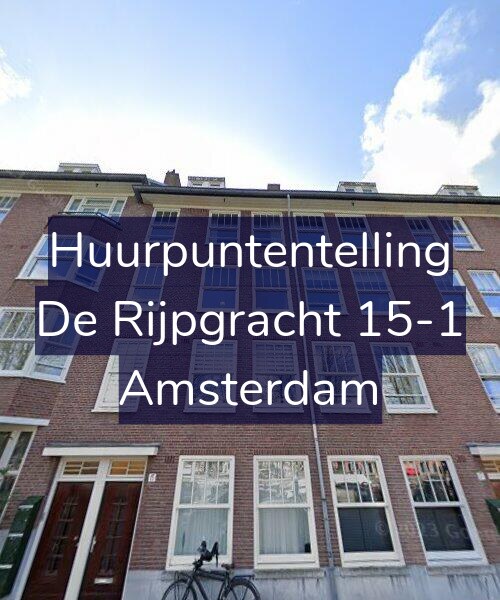 Foto gevel Huurpuntentelling voor De Rijpgracht 15-1, Amsterdam