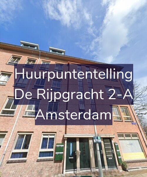 Foto gevel Huurpuntentelling voor De Rijpgracht 2-A, Amsterdam