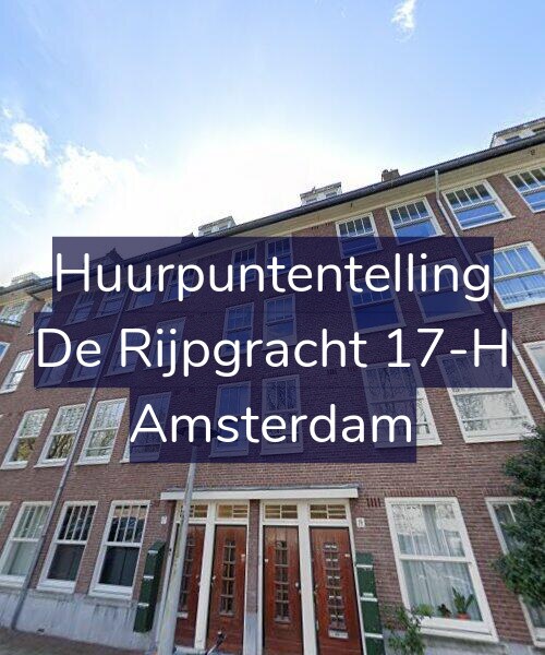 Foto gevel Huurpuntentelling voor De Rijpgracht 17-H, Amsterdam