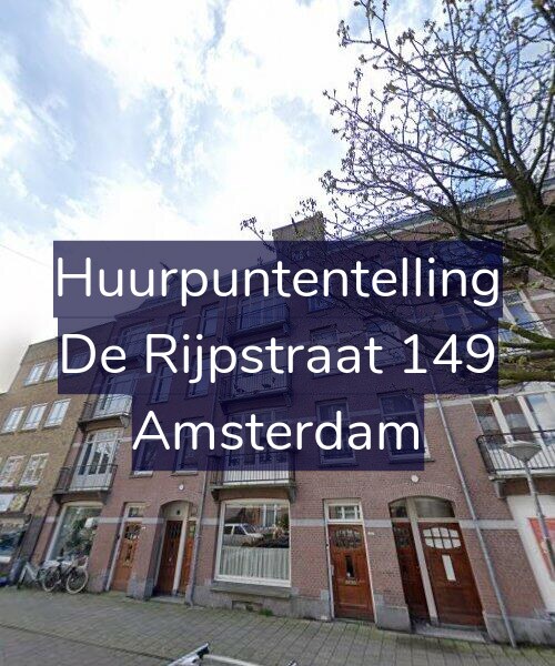 Foto gevel Huurpuntentelling voor De Rijpstraat 149, Amsterdam