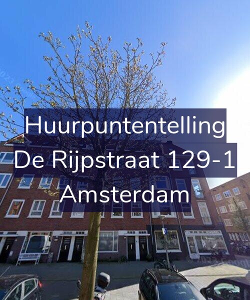 Foto gevel Huurpuntentelling voor De Rijpstraat 129-1, Amsterdam
