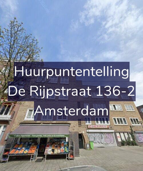 Foto gevel Huurpuntentelling voor De Rijpstraat 136-2, Amsterdam