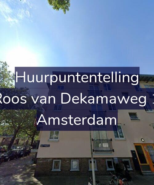 Foto gevel Huurpuntentelling voor De Roos van Dekamaweg 17-1, Amsterdam