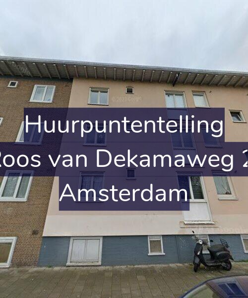 Foto gevel Huurpuntentelling voor De Roos van Dekamaweg 29-H, Amsterdam