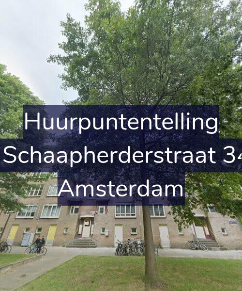 Foto gevel Huurpuntentelling voor De Schaapherderstraat 34-1, Amsterdam