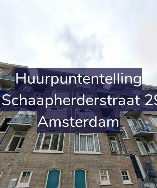 Foto gevel Huurpuntentelling voor De Schaapherderstraat 29-3, Amsterdam