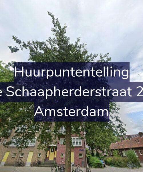 Foto gevel Huurpuntentelling voor De Schaapherderstraat 2-2, Amsterdam