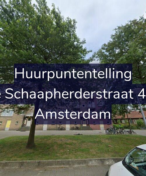 Foto gevel Huurpuntentelling voor De Schaapherderstraat 4-H, Amsterdam