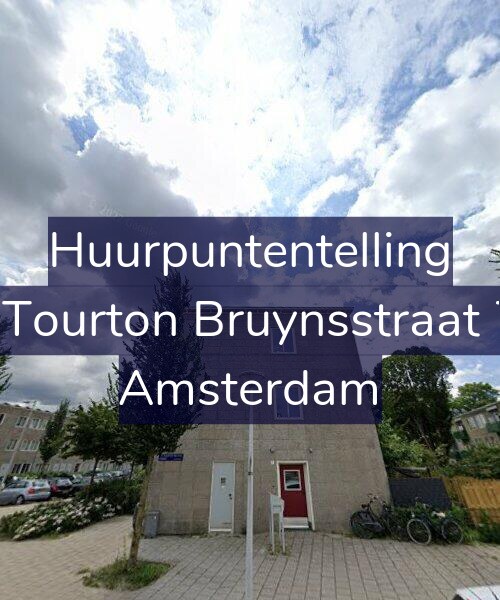 Foto gevel Huurpuntentelling voor De Tourton Bruynsstraat 7-1, Amsterdam