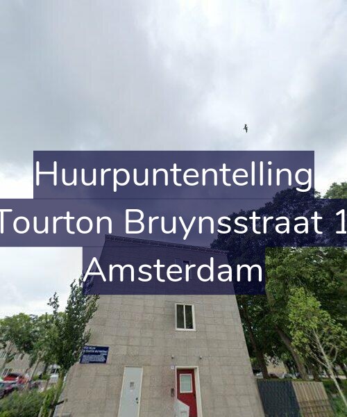 Foto gevel Huurpuntentelling voor De Tourton Bruynsstraat 19-2, Amsterdam