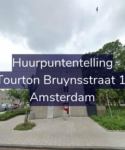 Foto gevel Huurpuntentelling voor De Tourton Bruynsstraat 19-H, Amsterdam