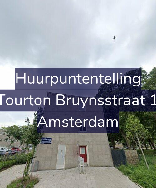 Foto gevel Huurpuntentelling voor De Tourton Bruynsstraat 19-1, Amsterdam