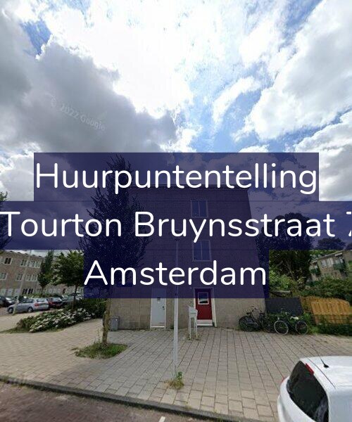Foto gevel Huurpuntentelling voor De Tourton Bruynsstraat 7-H, Amsterdam