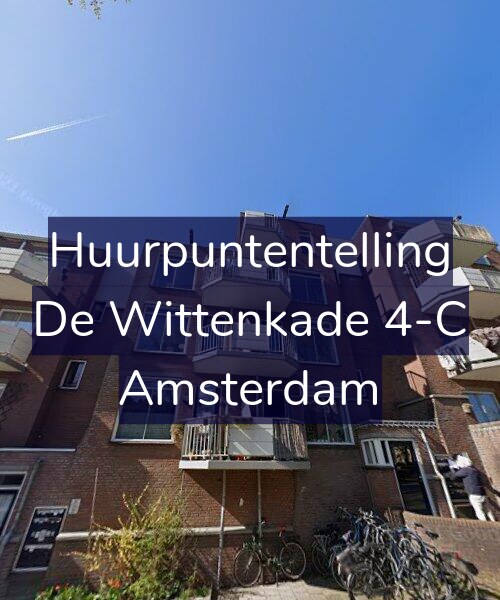 Foto gevel Huurpuntentelling voor De Wittenkade 4-C, Amsterdam