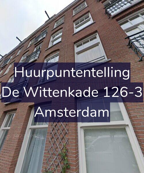 Foto gevel Huurpuntentelling voor De Wittenkade 126-3, Amsterdam