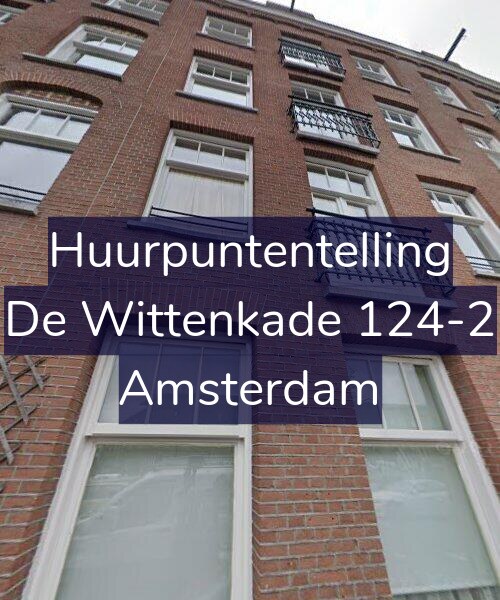 Foto gevel Huurpuntentelling voor De Wittenkade 124-2, Amsterdam