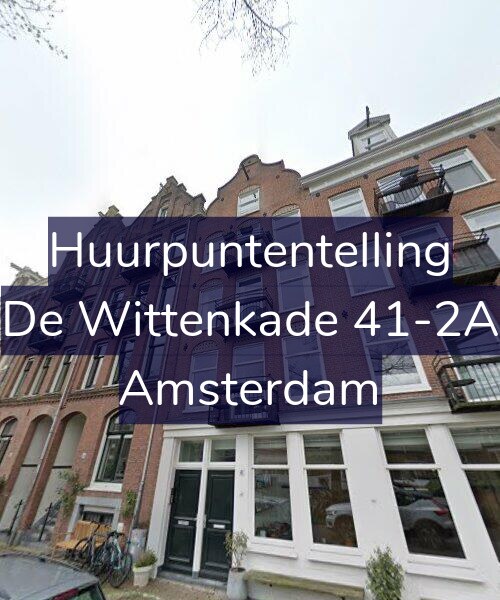 Foto gevel Huurpuntentelling voor De Wittenkade 41-2A, Amsterdam