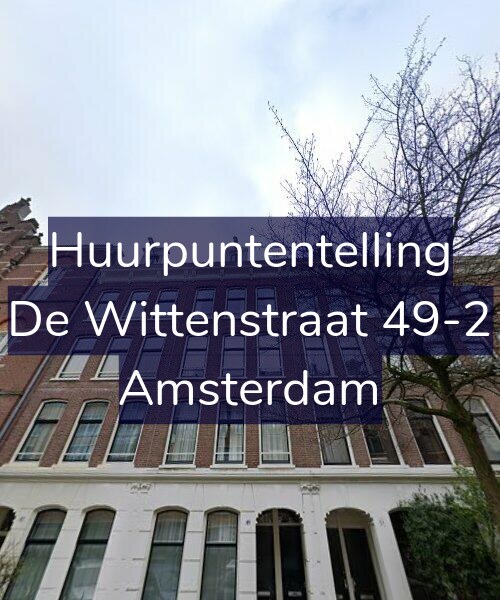 Foto gevel Huurpuntentelling voor De Wittenstraat 49-2, Amsterdam