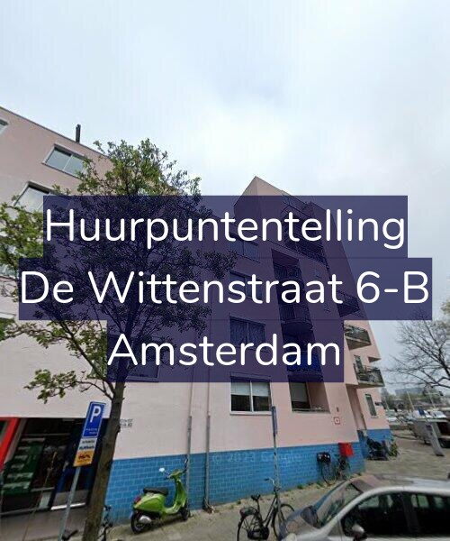 Foto gevel Huurpuntentelling voor De Wittenstraat 6-B, Amsterdam