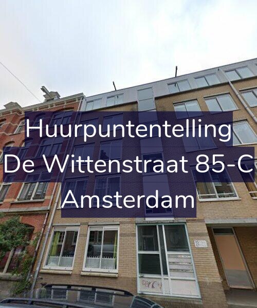 Foto gevel Huurpuntentelling voor De Wittenstraat 85-C, Amsterdam