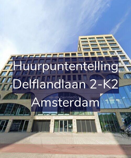 Foto gevel Huurpuntentelling voor Delflandlaan 2-K2, Amsterdam