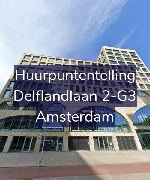 Foto gevel Huurpuntentelling voor Delflandlaan 2-G3, Amsterdam