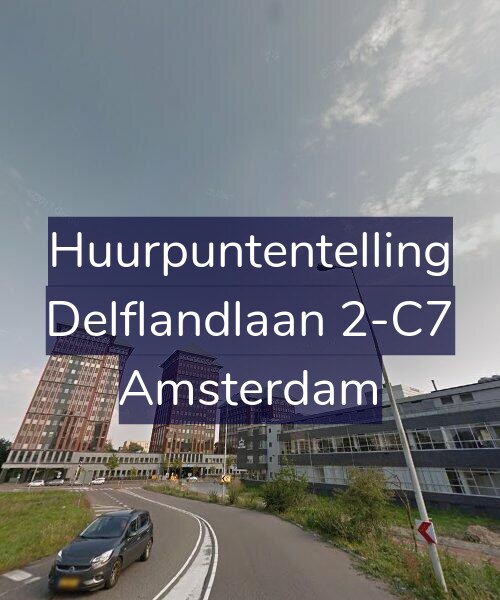 Foto gevel Huurpuntentelling voor Delflandlaan 2-C7, Amsterdam