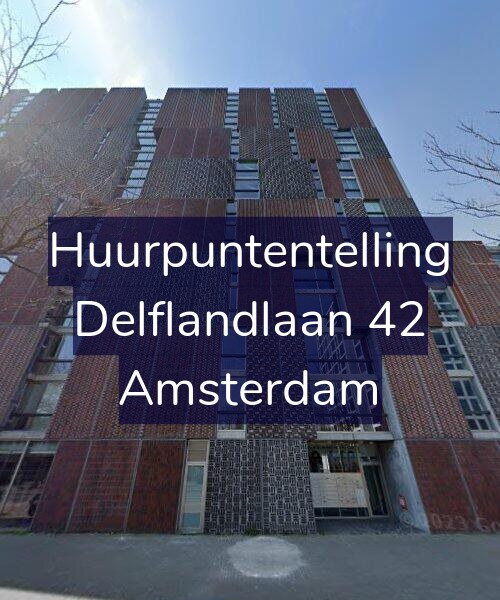 Foto gevel Huurpuntentelling voor Delflandlaan 42, Amsterdam
