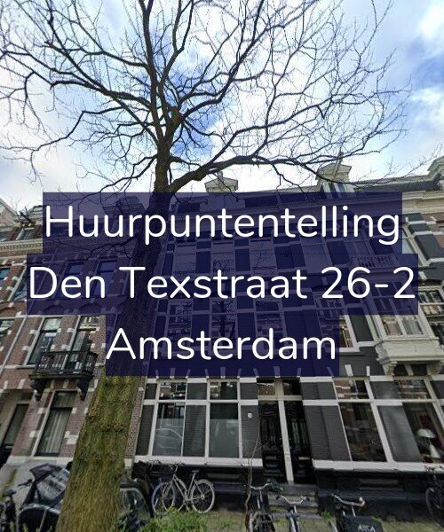 Foto gevel Huurpuntentelling voor Den Texstraat 26-2, Amsterdam