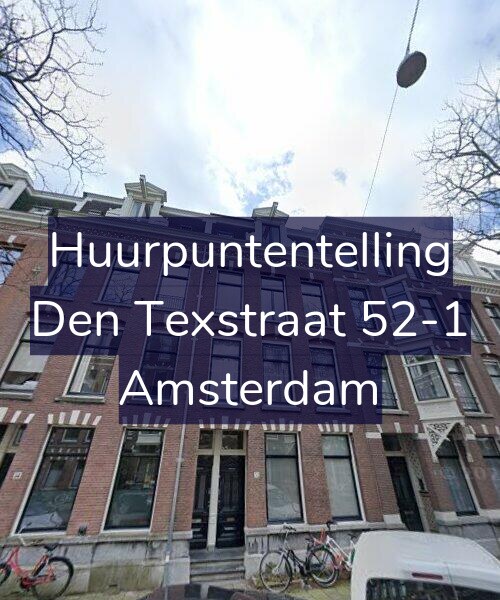 Foto gevel Huurpuntentelling voor Den Texstraat 52-1, Amsterdam