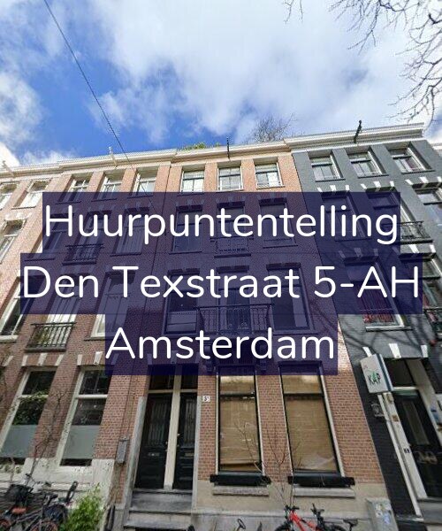 Foto gevel Huurpuntentelling voor Den Texstraat 5-AH, Amsterdam