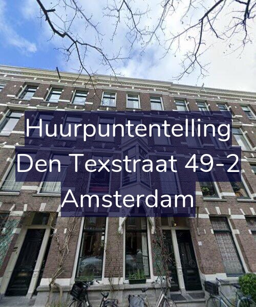 Foto gevel Huurpuntentelling voor Den Texstraat 49-2, Amsterdam