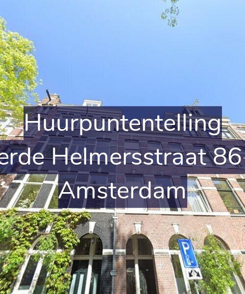 Foto gevel Huurpuntentelling voor Derde Helmersstraat 86-2, Amsterdam